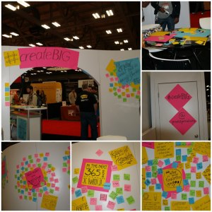 post-it booth